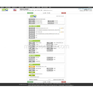 Tractor USA Import Data santionany